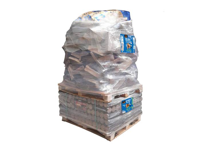 Pack découverte Woodstock - Bois bûches, bois densifié et allumage