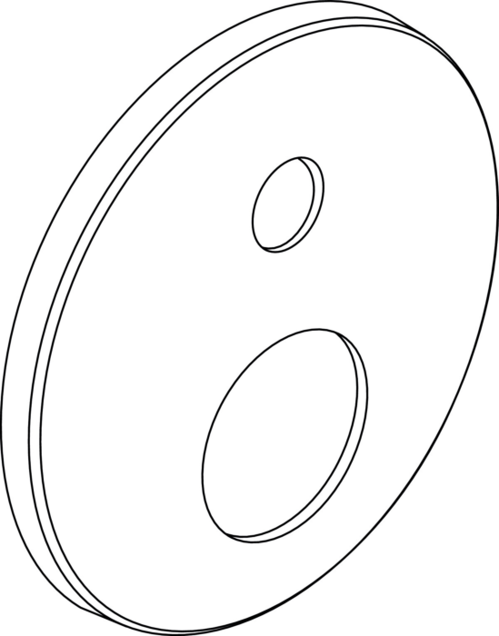 Ideal Standard rund/plan, B/S Easy-Box, A962392AA Chrom