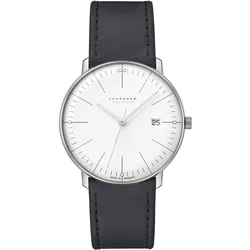 Junghans 59/2020.02 max bill Herren-Funkuhr Mega Solar Titan mit Saphirglas