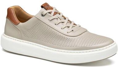 Johnston & Murphy Anders Perf U-Throat - Mens 10 Tan Sneaker Medium