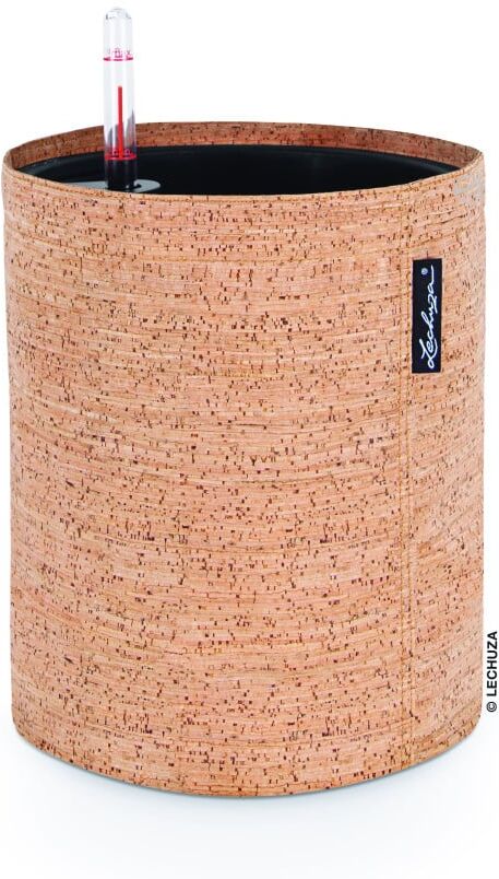 Lechuza Pflanztopf Trendcover 23 cm Kunstleder Kork natur hell
