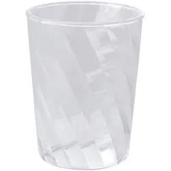 RICE Acryl Trinkglas Swirl, Klar - Small - 260 ml