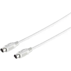 PS2 Kabel 2x6-pol. MINI DIN-Stecker 3m