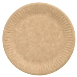 Papstar 20 Teller, Pappe "pure" rund Ø 15 cm braun