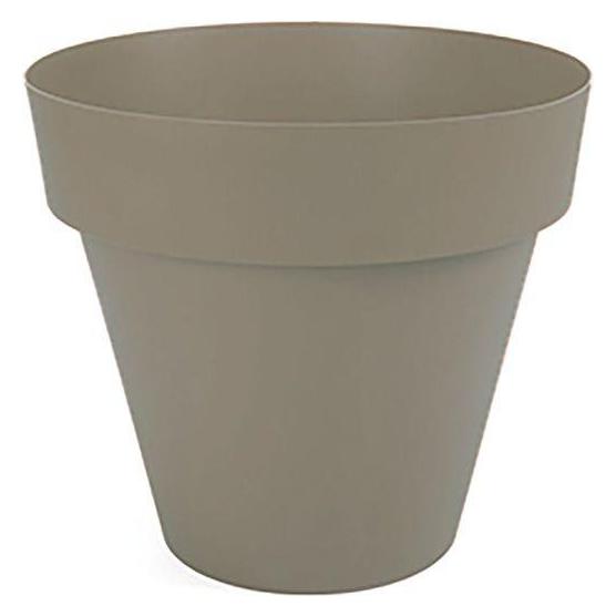 Plastiken Injection pot taupe color ø14cm (49761974)