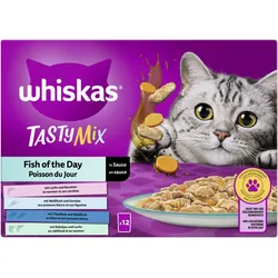 Whiskas Whiskas Multipack Tasty Mix Catch of the Day in Sauce 1x1.02 kg