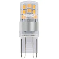 HWH  LED Stecksockellampe, G9, 1.9W 2700K 200lm 300°, klar BLU-49186