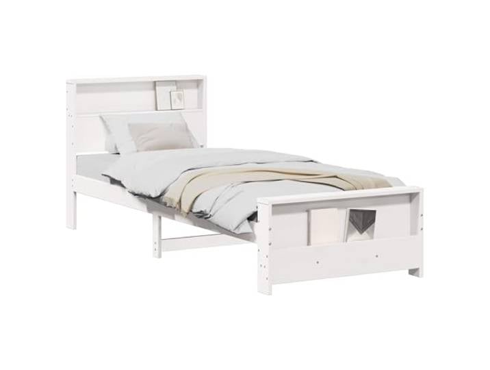 PUGYNBK Bettgestell 100 x 200 cm aus technischem Holz Fester Lattenrost, langlebige Lamellen, modernes Design, einfache Reinigung