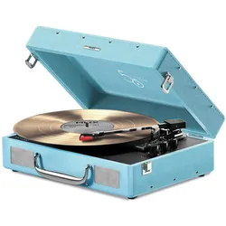 Mixx Revival 55 Stereo-Vinyl-Plattenspieler (Manuell), Plattenspieler, Blau