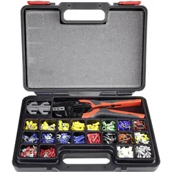 Toolcraft, Zange, Crimpzangen-Set 439tlg (258 mm)