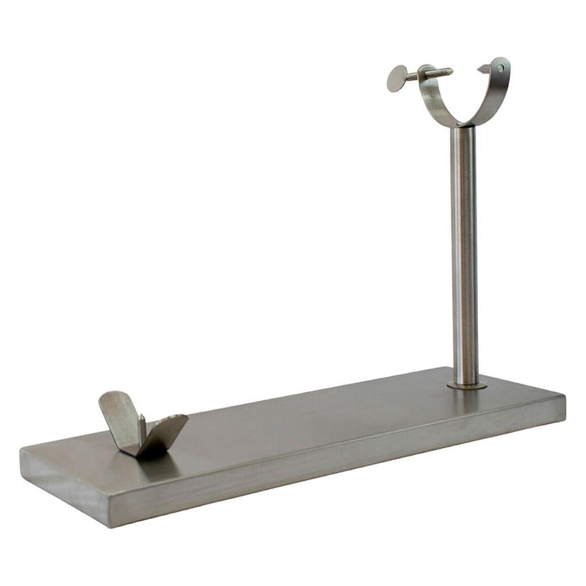 Fackelmann Schinkenhalter aus Holz Edelstahl 49,5 x 16,5 x 35 cm (64313110)