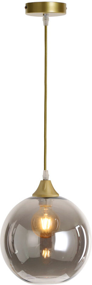 17 Stories Aeva-Louise 1 - Light Globe Pendant Smoke/Gold