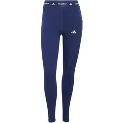 ADIDAS Damen Tight TECHFIT Stash Pocket Full-Length, Größe S in Blau Blau