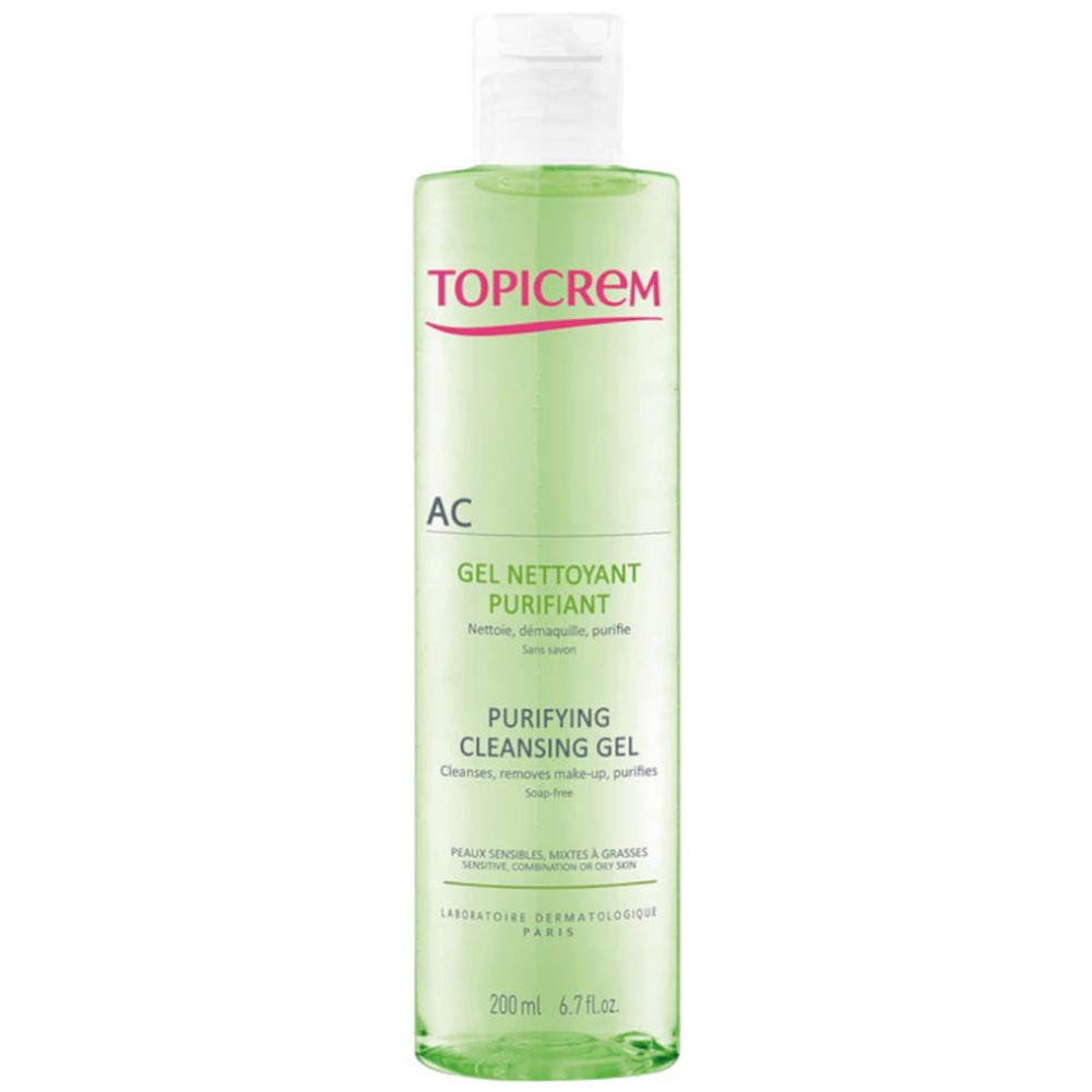 Topicrem AC Reinigingsgel Zuiverend 200 ml Gel