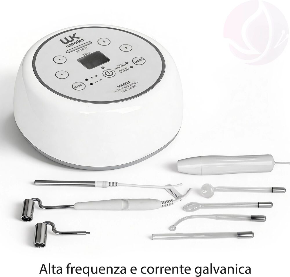 Weelko Apparecchiatura Alta Frequenza e Corrente Galvanica WKB011 Professionale