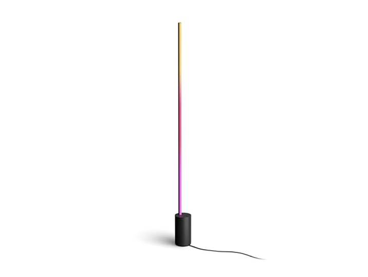 Philips Hue Gradient Signe Lampadaire\, Noir Lumière White and Color Ambiance\, Smart LED\, 1800 lm\, Variation Intensité Lumineuse\, App Bluetooth\, Maison Connectée