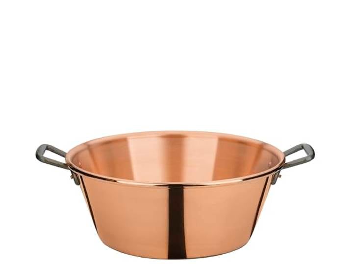 Spring CULINOX Marmeladentopf 12 L, Kupfer, Ø 40 cm, Wandstärke 1,7 mm Einkochtopf für Marmelade und Gelee, optimale Pektingelierung, natürliche Fruchtfarben und weniger Zucker