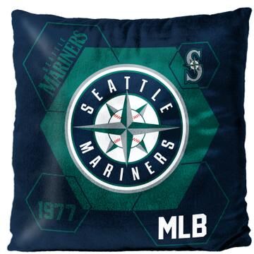 Mariners Velvet Reverse Pillow by MLB in Multi