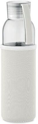 Bouteille en verre recyclé 500 ml - Personnalisée EBOR verre beige