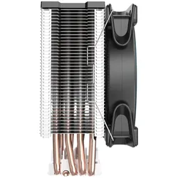 Pccooler GI-X5B-V2 Corona Blau (148 mm), CPU Kühler, Blau