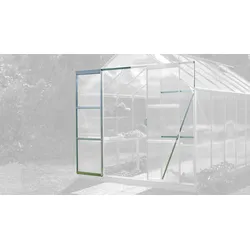 Vitavia Erweiterungsset zur Doppelschiebetür für Gewächshäuser "Merkur" und "Meridian 1",aluminium eloxiert,