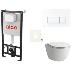 Alca Wand-WC Set für Vorwandmontage + Laufen WC SIKOASL7