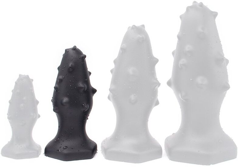 ToppedMonster Plug silicone Monster Spike M 12 x 4.5cm Noir