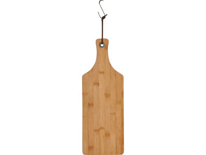 Schneidebrett ZELLER PRESENT Bamboo , beige (natur), B:16cm H:1,2cm L:44,5cm, Bambus, Metall, Schneidebretter, Schneidebrett, Länge ca. 44,5 cm