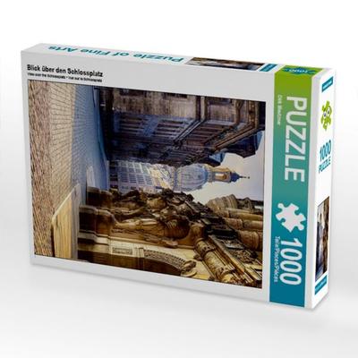 CALVENDO Puzzle Blick über den Schlossplatz | 1000 Teile Lege-Größe 64x48cm Foto-Puzzle für glückliche Stunden
