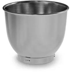 Klarstein Bella Evo/Bella Pico Rührschüssel | Edelstahl | 5 Liter | 0,6 kg Teig | Spülmaschinenfest Edelstahl