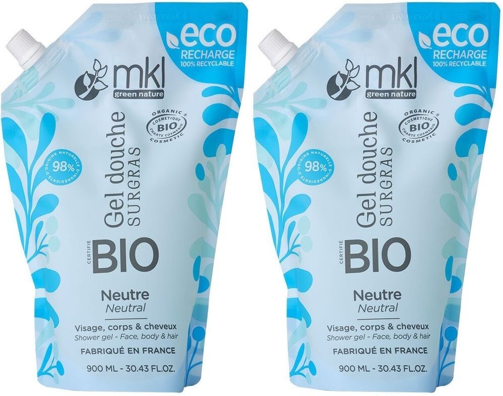 MKL GREEN NATURE MKL GEL DCH Neutre BIO 900Ml x2 2x900 ml Duschgel
