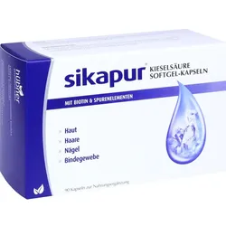 Sikapur Kieselsäure Softgel-Kapseln mit Biotin 90 ST