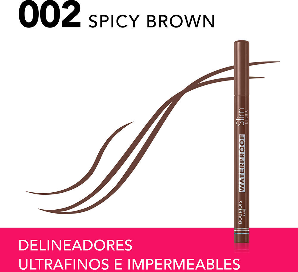 Bourjois Eyeliner waterproof Slim Liner #002-Spicy Brown