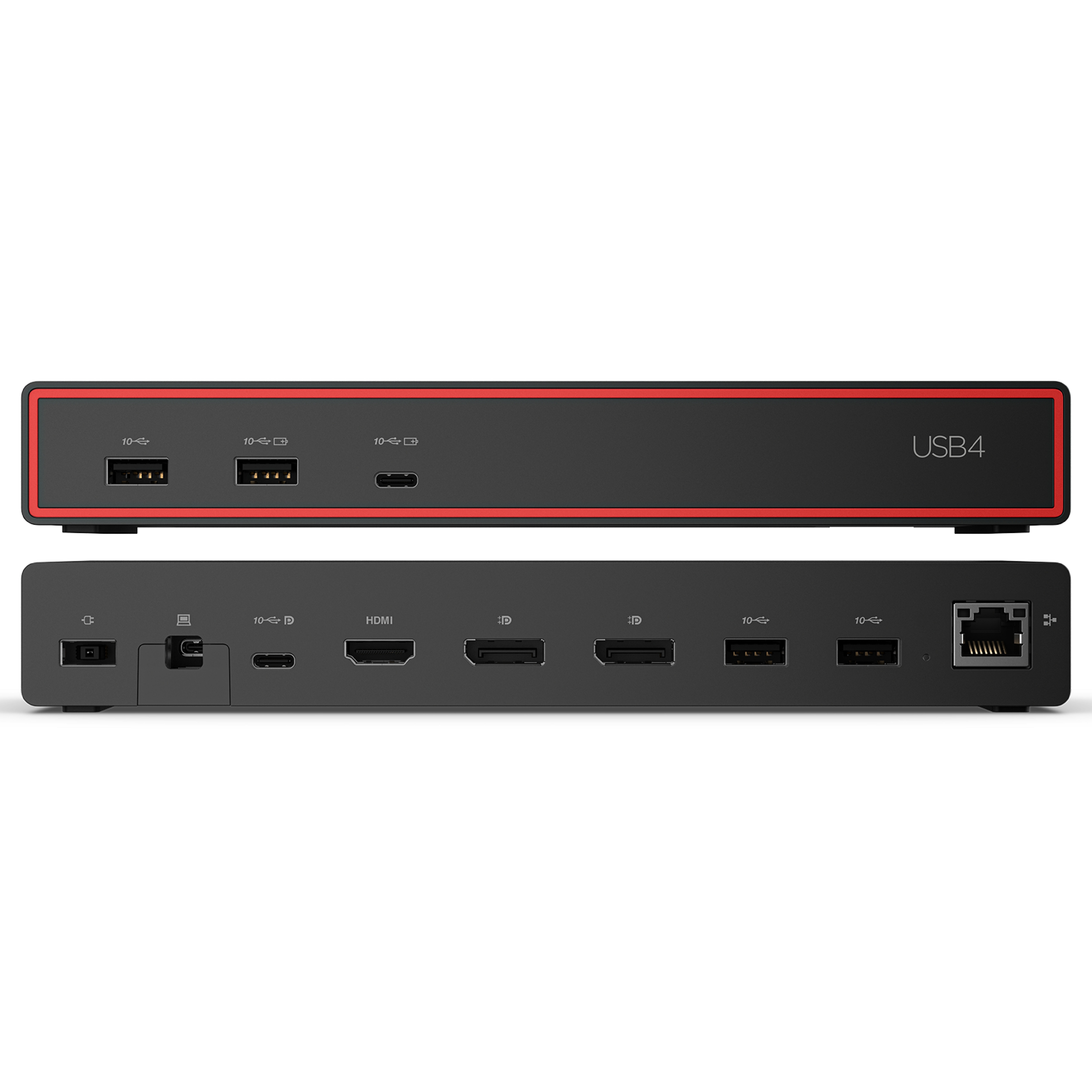 Lenovo ThinkPad USB4 Smart Dock 5500 (Fleet-Management) - 8K/60Hz, 4K/144Hz, 2x DP, 1x HDMI, 5x USB-A (10Gbps) 2x USB-C, Gbit-LAN, 100W PD 3.1, 100W Netzteil 40BC0100EU