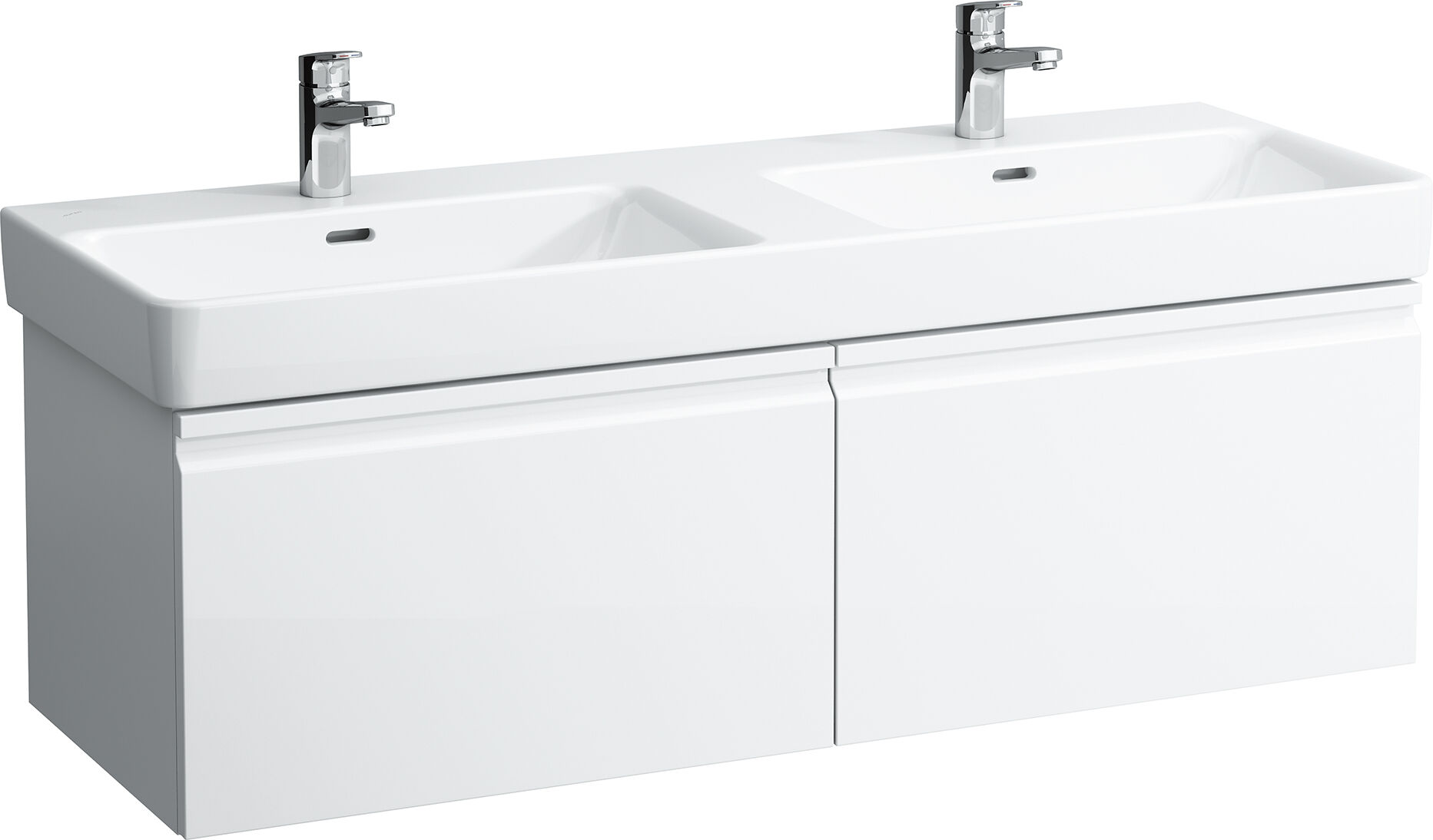 LAUFEN match0 s Pro H4835710964631 H4835710964631 126x45x39cm, 2 tiroirs, blanc mat