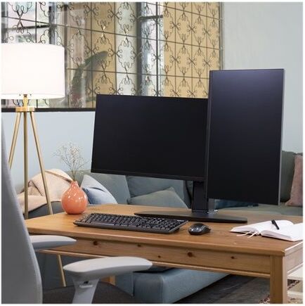 Ergotron Neo-Flex Dual Monitor Stand Black