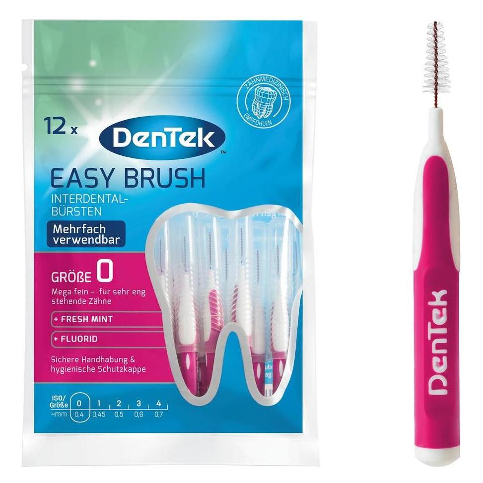 DenTek Easy Brush brush for interdental spaces 10pcs (10x) (33049338)