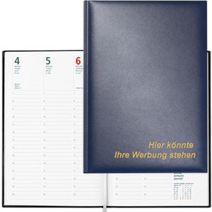 Böttcher-AG Buchkalender mit Werbedruck, Jahr 2027, A5, Wochenplaner, 1 Woche = 2 Seiten, 50 Stück