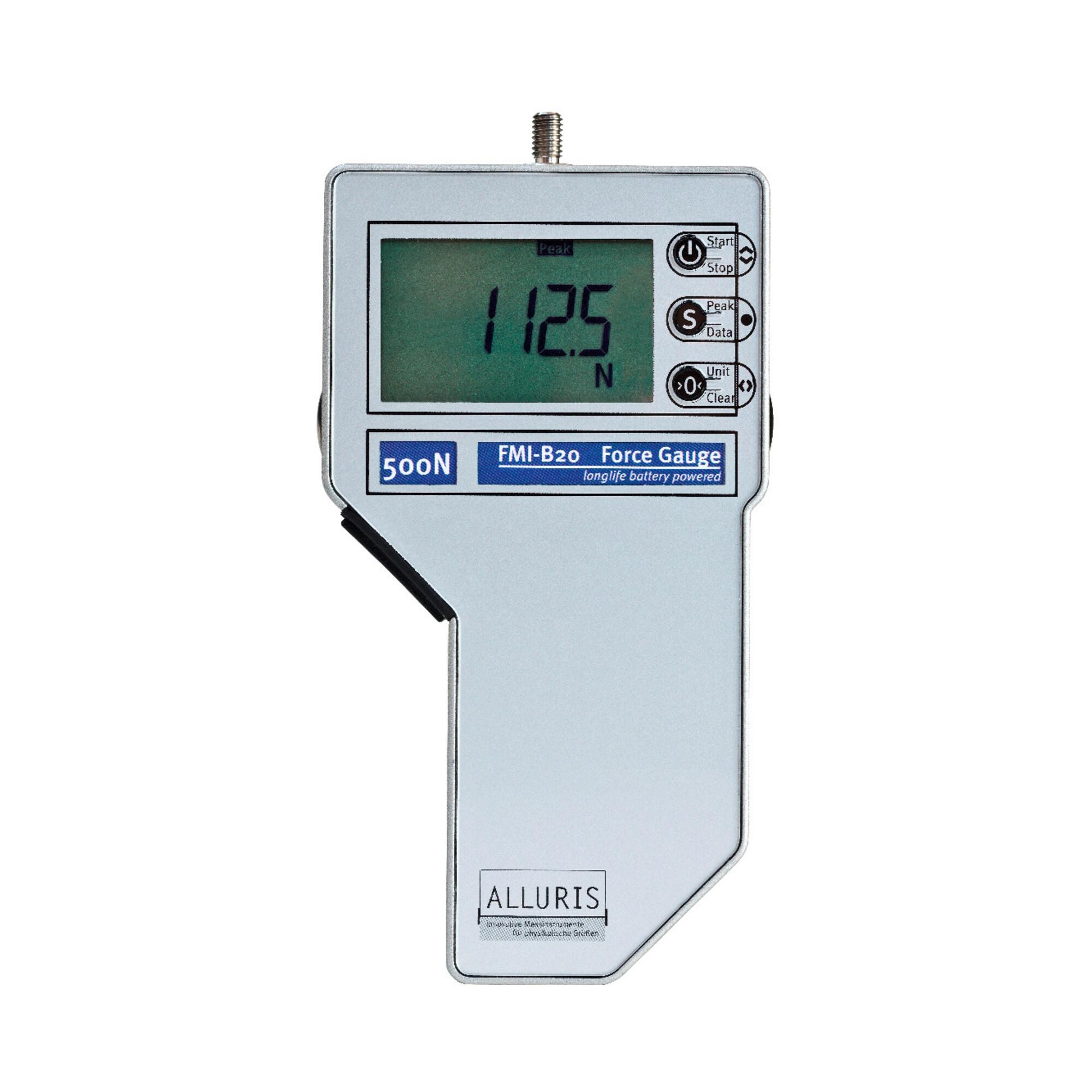 Alluris FMI-B20 Digitales Spitzenkraftmessgerät, Messbereich: 500 N (478983 500)