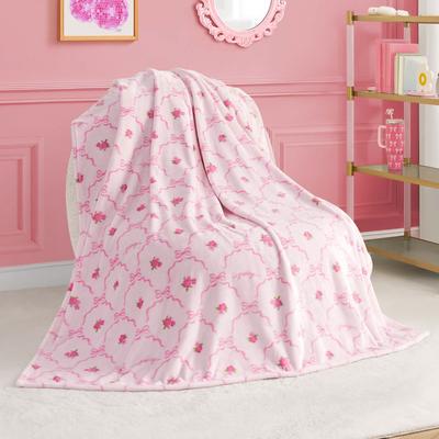 "Juicy Couture 50""x70"" Plush Kids Throw Blankets"