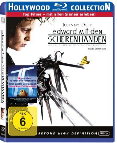 Tim Burton - Edward mit den Scherenhänden [Blu-ray] - Preis vom 11.10.2026 03:10:56 h