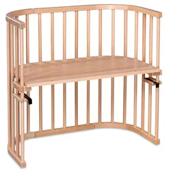 babybay Beistellbett original 81 x 43 cm Holz Beige Natur