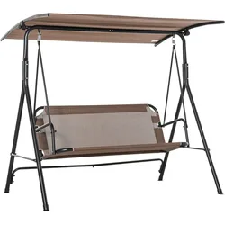 Outsunny - Hollywoodschaukel - 172Lx110Wx155Hcm - Braun