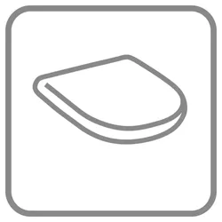 Villeroy und Boch O.novo Wand-WC-Sitz 8M43S101 weiß, mit Quick-Release/Soft-Closing, Scharniere Edelstahl
