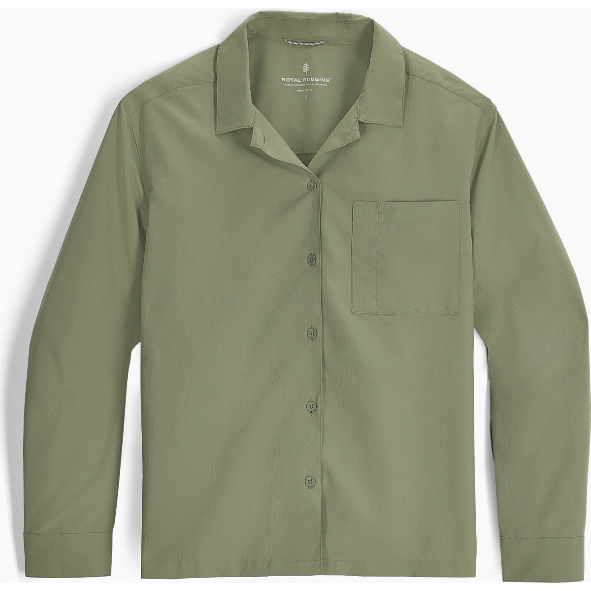 Royal Robbins W Expedition III Long Sleeve fiddlehead (255) XL Y14600127255XL