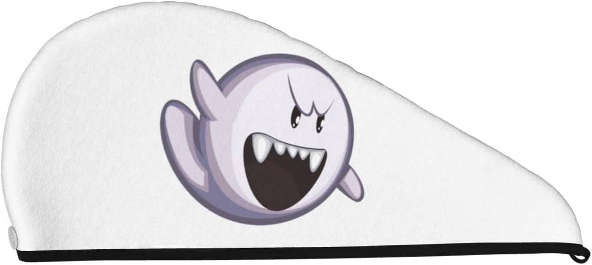 Zwarte microvezel haardroogkap handdoek voor super absorberend haardrogen