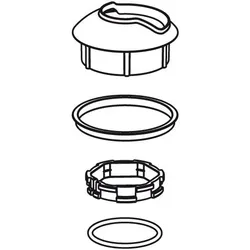 KWC DOMO 6.0 Kappe schwenk komplett, chromeline 538300