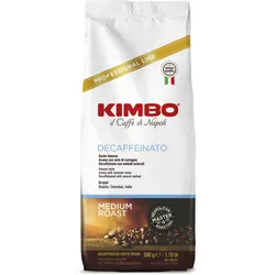 Kimbo Espresso Decaffeinato 500gr. Bohnen