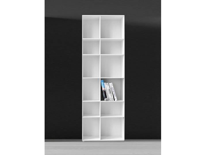 Regal Nex Pur Piure MDF weiß matt lackiert, Designer Studio Piure, 70x211.5x36 cm