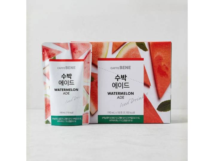 Caffe Bene Watermeloen Ade 190 ml x 10